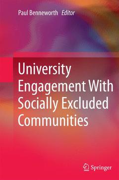 Couverture de l’ouvrage University Engagement With Socially Excluded Communities