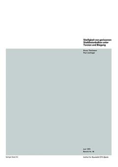Cover of the book Steifigkeit von gerissenen Stahlbetonbalken unter Torsion und Biegung