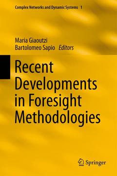 Couverture de l’ouvrage Recent Developments in Foresight Methodologies