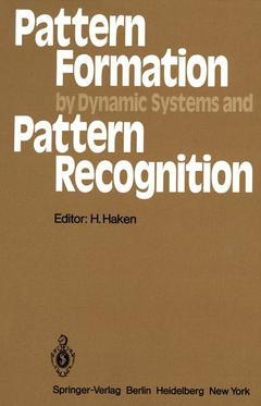 Couverture de l’ouvrage Pattern Formation by Dynamic Systems and Pattern Recognition