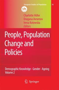 Cover of the book People, Population Change and Policies