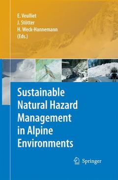 Couverture de l’ouvrage Sustainable Natural Hazard Management in Alpine Environments