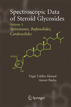 Couverture de l’ouvrage Spectroscopic Data of Steroid Glycosides: Spirostanes, Bufanolides, Cardenolides