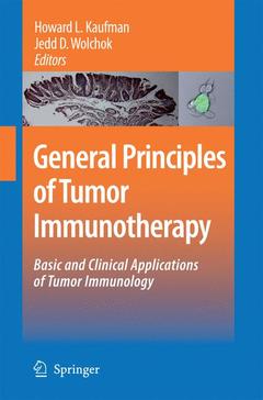 Couverture de l’ouvrage General Principles of Tumor Immunotherapy