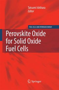 Couverture de l’ouvrage Perovskite Oxide for Solid Oxide Fuel Cells