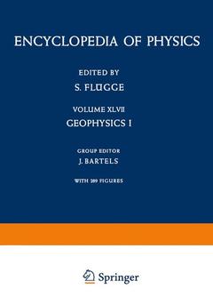 Couverture de l’ouvrage Geophysik I / Geophysics I