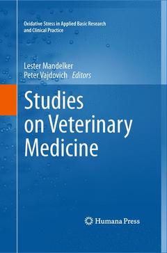 Couverture de l’ouvrage Studies on Veterinary Medicine