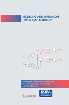 Couverture de l’ouvrage Modeling and Simulation for RF System Design
