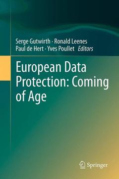 Couverture de l’ouvrage European Data Protection: Coming of Age
