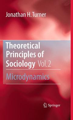 Couverture de l’ouvrage Theoretical Principles of Sociology, Volume 2