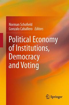 Couverture de l’ouvrage Political Economy of Institutions, Democracy and Voting