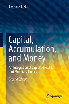 Couverture de l’ouvrage Capital, Accumulation, and Money