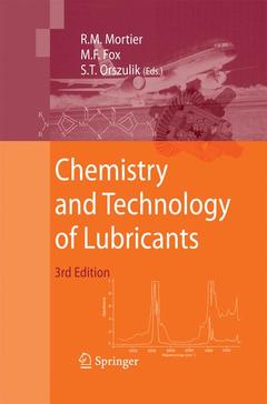 Couverture de l’ouvrage Chemistry and Technology of Lubricants