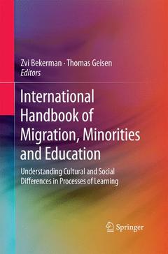 Couverture de l’ouvrage International Handbook of Migration, Minorities and Education