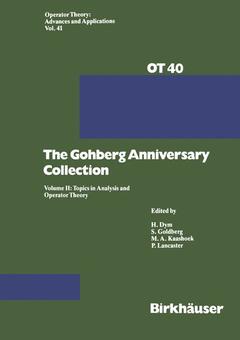 Couverture de l’ouvrage The Gohberg Anniversary Collection