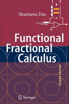 Couverture de l’ouvrage Functional Fractional Calculus