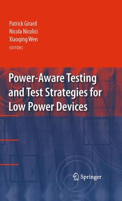 Cover of the book Power-Aware Testing and Test Strategies for Low Power Devices