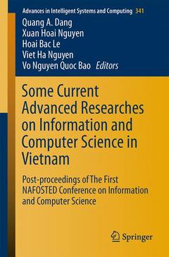 Couverture de l’ouvrage Some Current Advanced Researches on Information and Computer Science in Vietnam