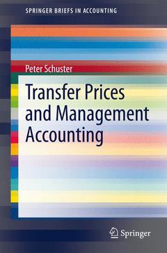 Couverture de l’ouvrage Transfer Prices and Management Accounting