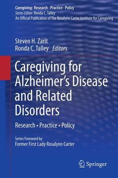 Couverture de l’ouvrage Caregiving for Alzheimer’s Disease and Related Disorders