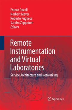 Couverture de l’ouvrage Remote Instrumentation and Virtual Laboratories