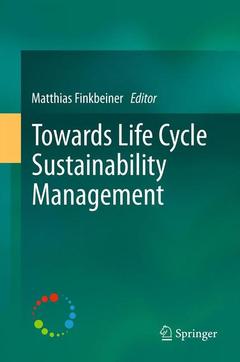 Couverture de l’ouvrage Towards Life Cycle Sustainability Management