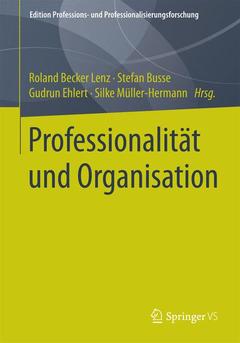 Couverture de l’ouvrage Professionalität und Organisation
