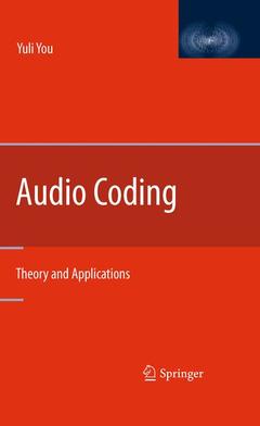 Couverture de l’ouvrage Audio Coding