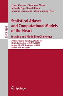 Couverture de l’ouvrage Statistical Atlases and Computational Models of the Heart: Imaging and Modelling Challenges