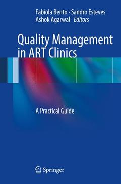 Couverture de l’ouvrage Quality Management in ART Clinics