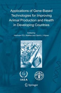 Couverture de l’ouvrage Applications of Gene-Based Technologies for Improving Animal Production and Health in Developing Countries
