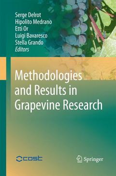 Couverture de l’ouvrage Methodologies and Results in Grapevine Research