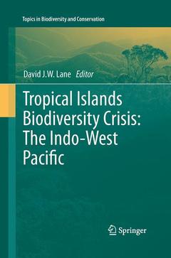 Couverture de l’ouvrage Tropical Islands Biodiversity Crisis: