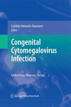 Couverture de l’ouvrage Congenital Cytomegalovirus Infection