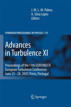 Couverture de l’ouvrage Advances in Turbulence XI