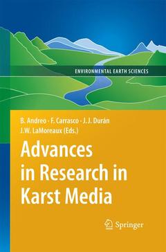 Couverture de l’ouvrage Advances in Research in Karst Media