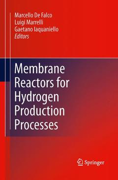 Couverture de l’ouvrage Membrane Reactors for Hydrogen Production Processes