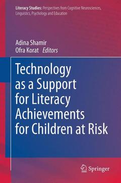 Couverture de l’ouvrage Technology as a Support for Literacy Achievements for Children at Risk