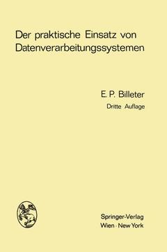Cover of the book Der praktische Einsatz von Datenverarbeitungssystemen