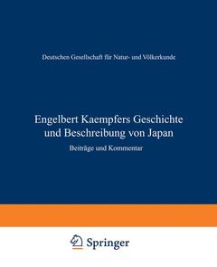 Couverture de l’ouvrage Engelbert Kaempfers Geschichte und Beschreibung von Japan