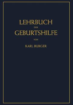 Couverture de l’ouvrage Lehrbuch der Geburtshilfe