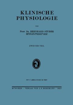 Couverture de l’ouvrage Klinische Physiologie