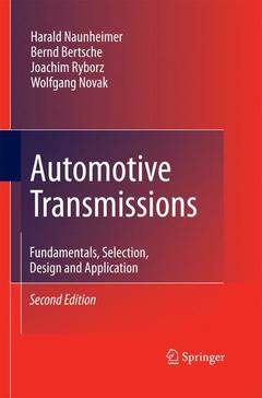 Couverture de l’ouvrage Automotive Transmissions