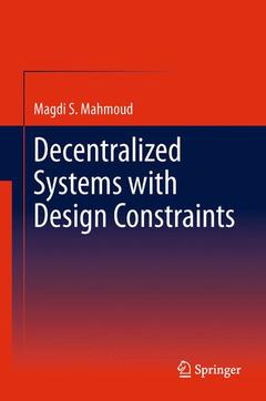 Couverture de l’ouvrage Decentralized Systems with Design Constraints