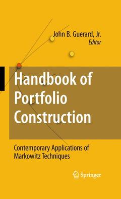 Couverture de l’ouvrage Handbook of Portfolio Construction