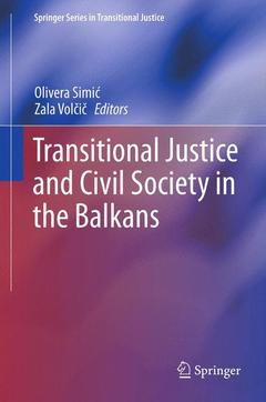 Couverture de l’ouvrage Transitional Justice and Civil Society in the Balkans