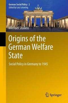 Couverture de l’ouvrage Origins of the German Welfare State