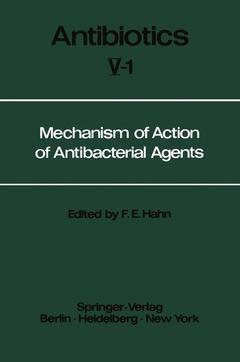 Couverture de l’ouvrage Mechanism of Action of Antibacterial Agents