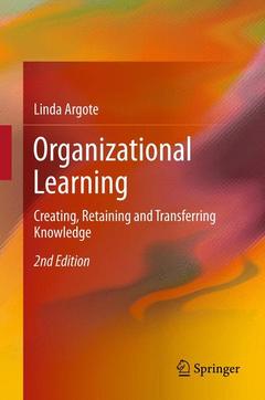 Couverture de l’ouvrage Organizational Learning