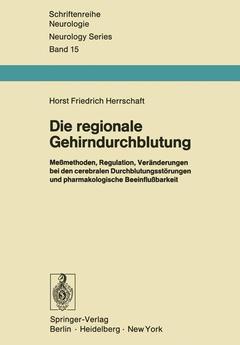 Cover of the book Die regionale Gehirndurchblutung